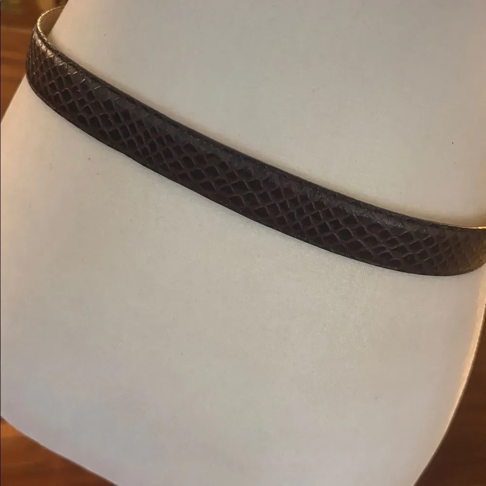 Vintage Judith Jack Leather Belt - M